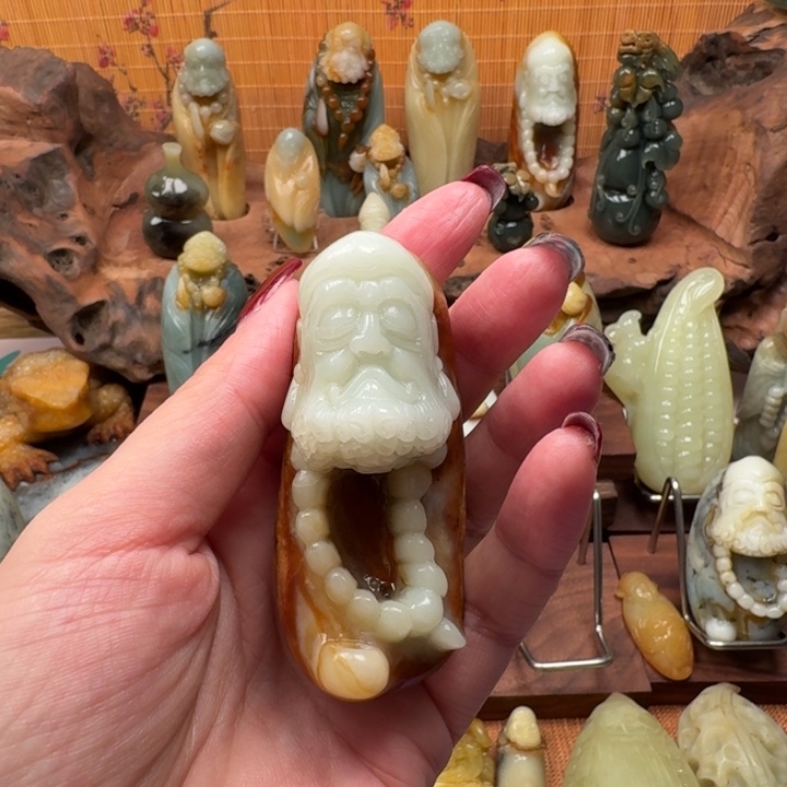 *****蛇纹石玉未镶嵌吊坠