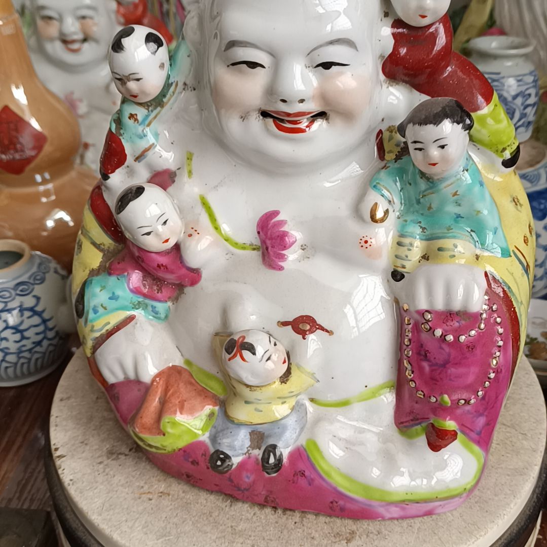 摆件程***，粉彩陶瓷摆件粉彩陶瓷摆件粉彩陶瓷