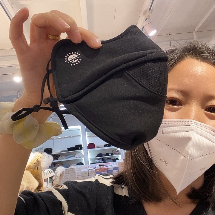 别***见纯棉福利口罩冬款黑色1个