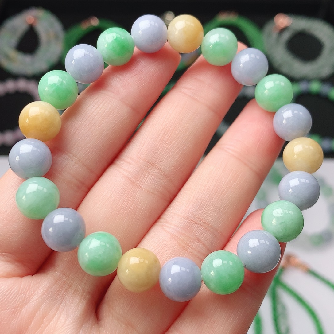 翡翠未镶嵌手链翡翠