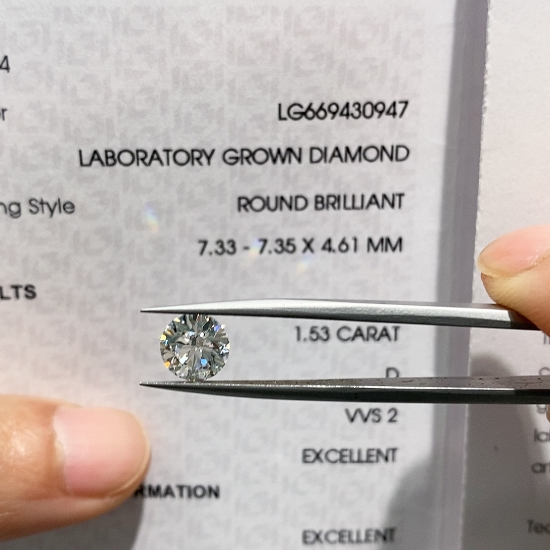 实验室培育钻石裸石未镶嵌