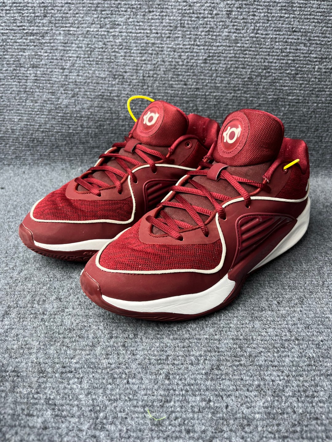 95新 MM6 42.5码kd16酒红tb 正品潮鞋/6795