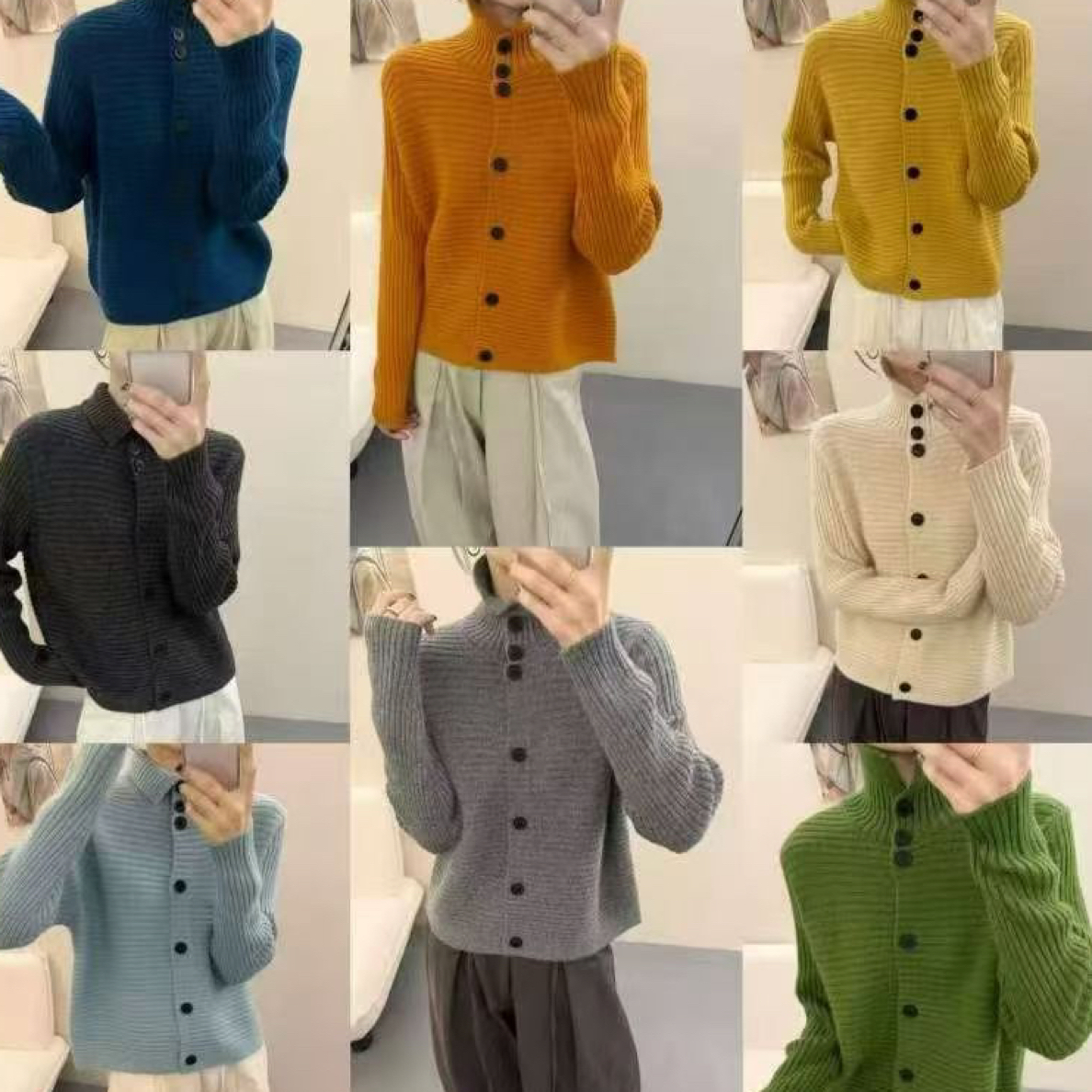 编号201-300秋季新款百搭宽松白色短袖上衣针织衫时尚mardi毛衣