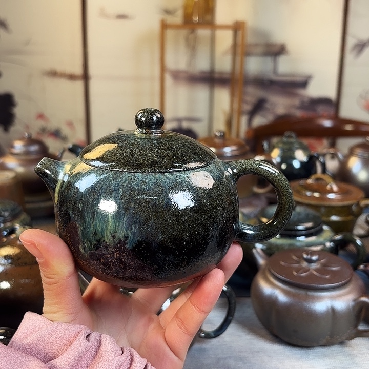 壶?**?柴烧紫砂壶西施