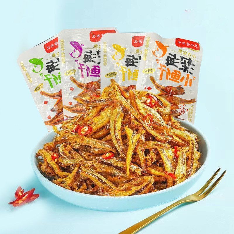 小吃零食鱼特产鱼干香辣香辣湖南毛毛小鱼休闲仔即食小包装