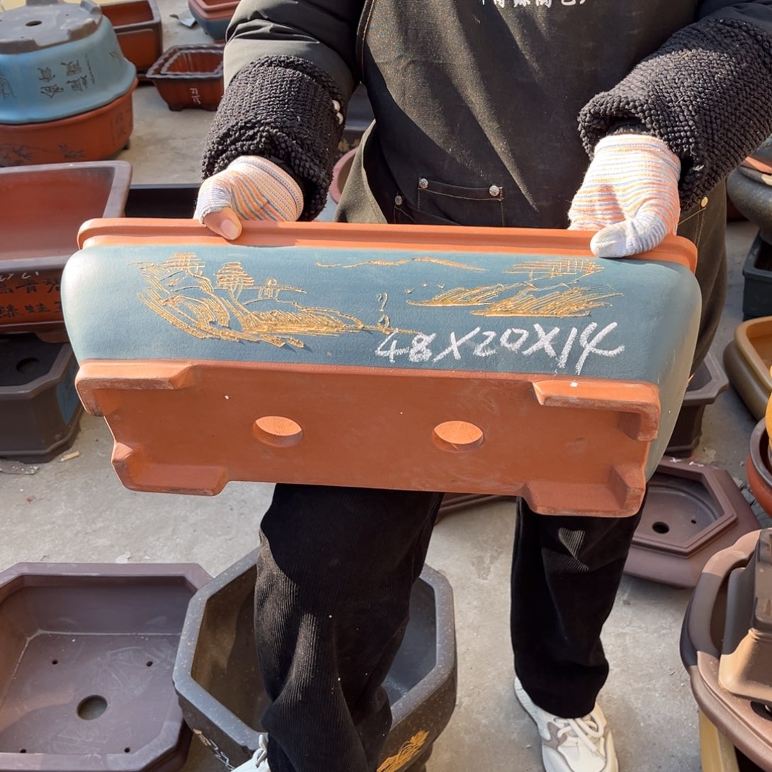 紫砂花盆盆景艺术