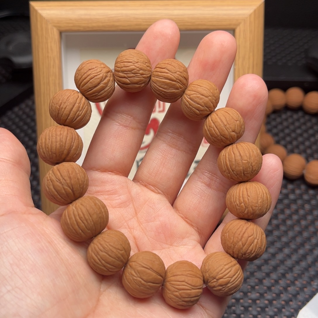 吊坠文玩核桃猴头手串原皮原色