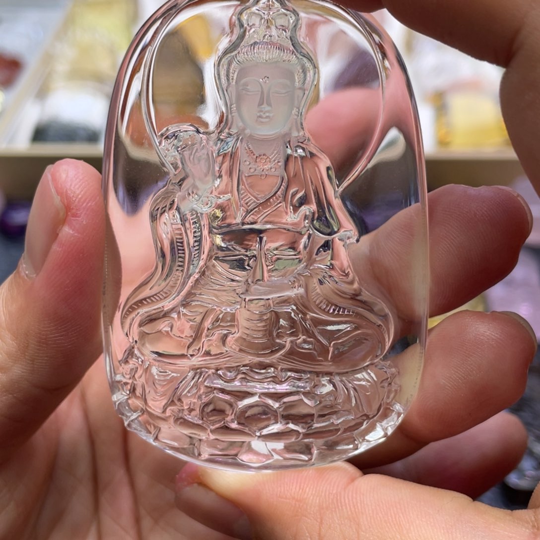 水晶颈饰未镶嵌定制