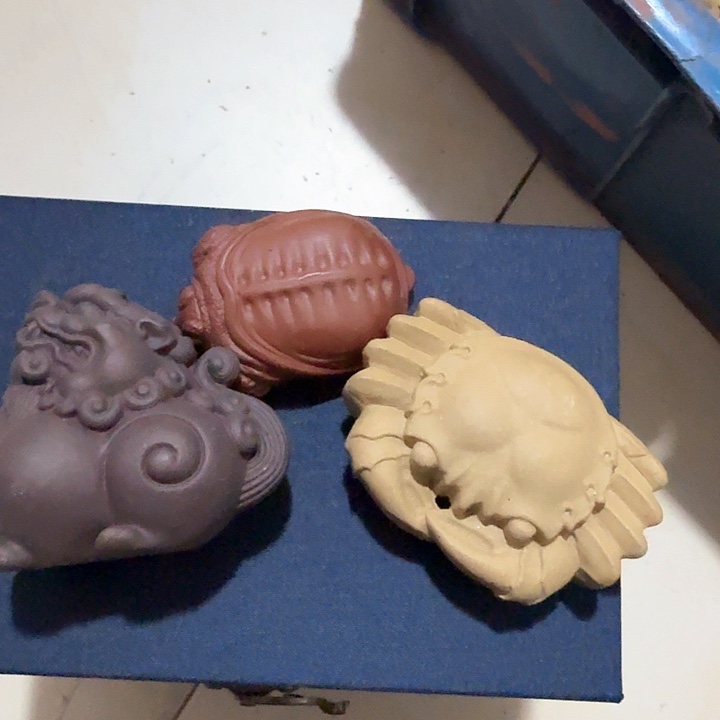 紫砂茶宠川**竹雕塑瑕疵茶宠