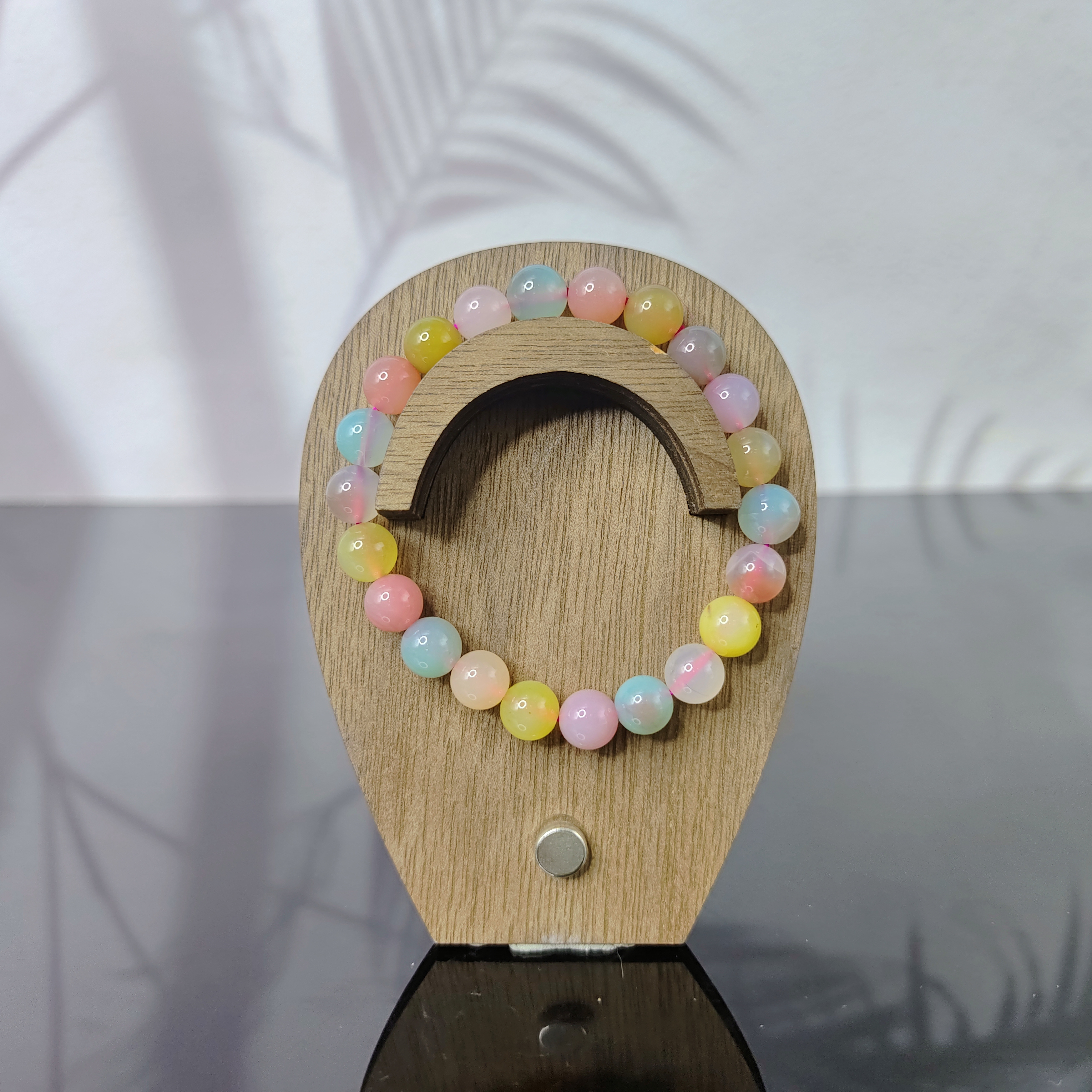 E玛瑙圆珠手串（卡8）0616