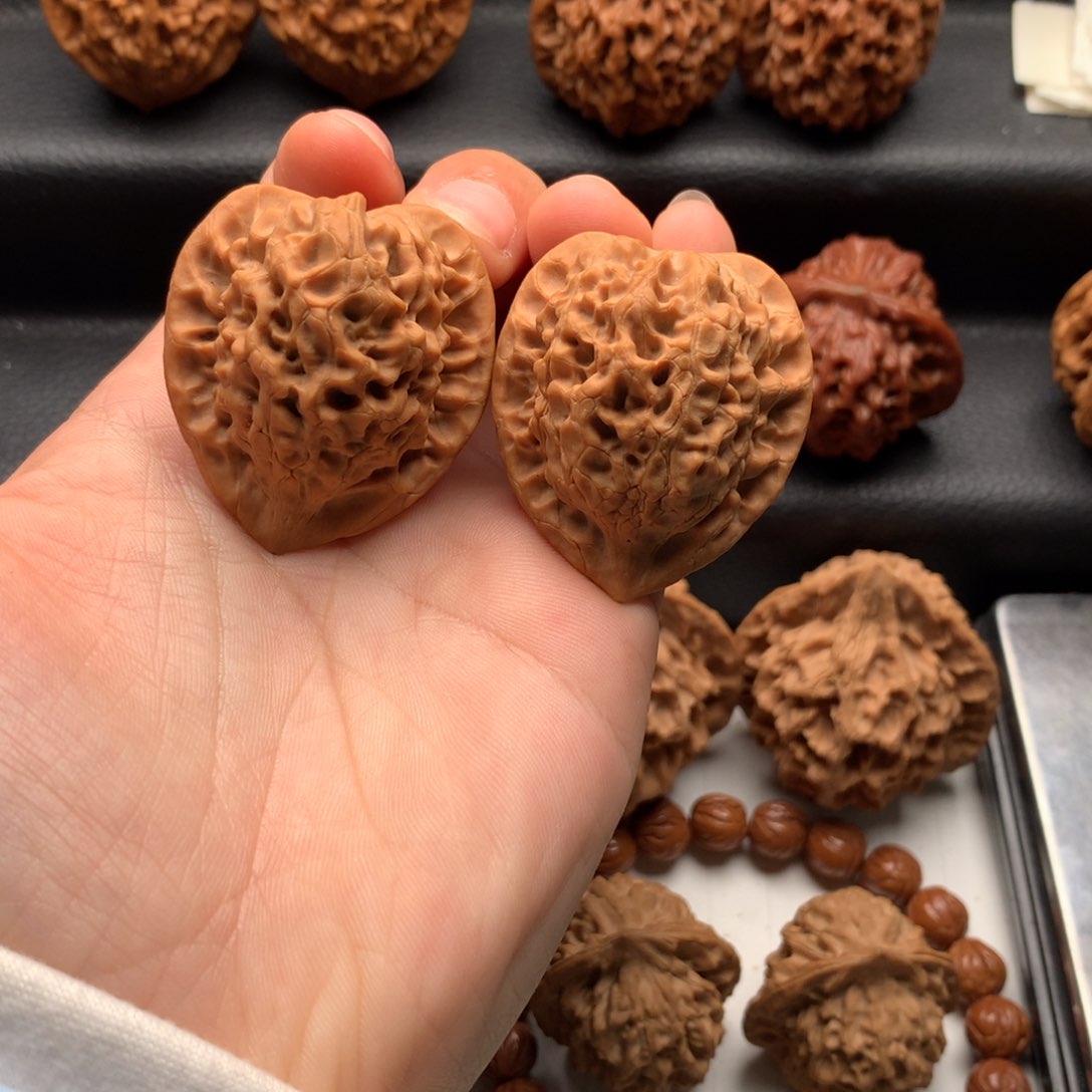 文玩核桃把件秦鸡35