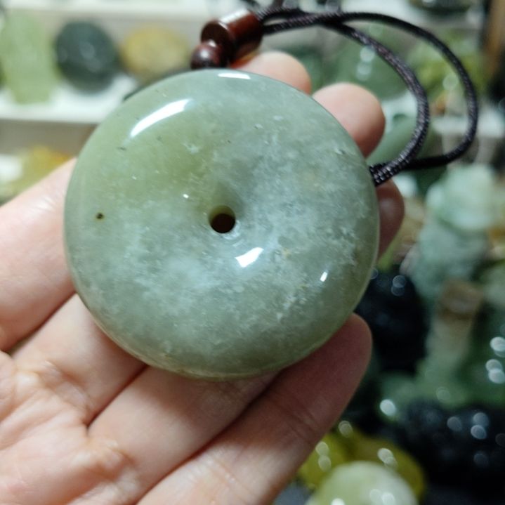 岫玉平安扣未镶嵌