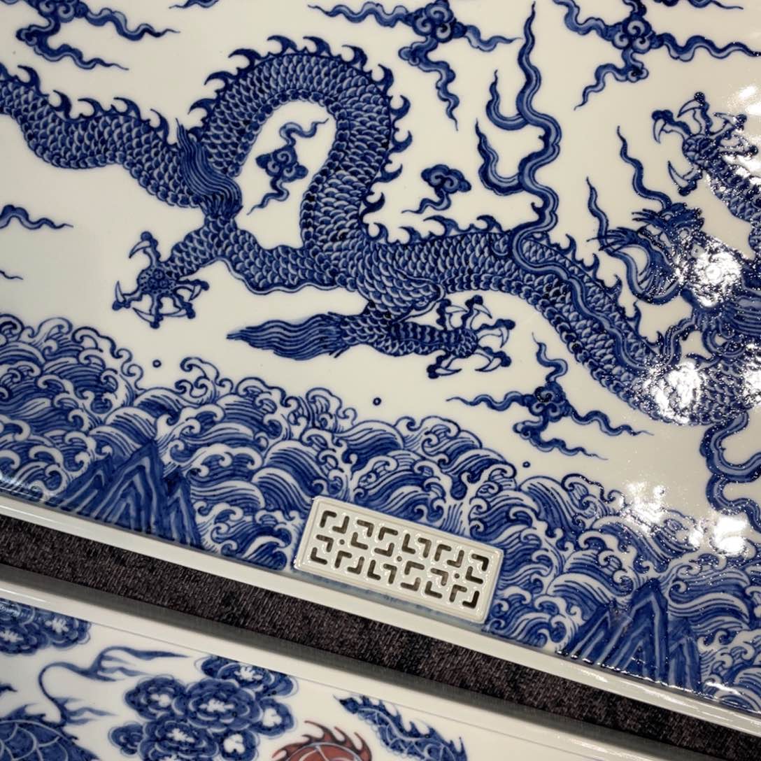 雪***洋景德镇陶瓷手工手绘