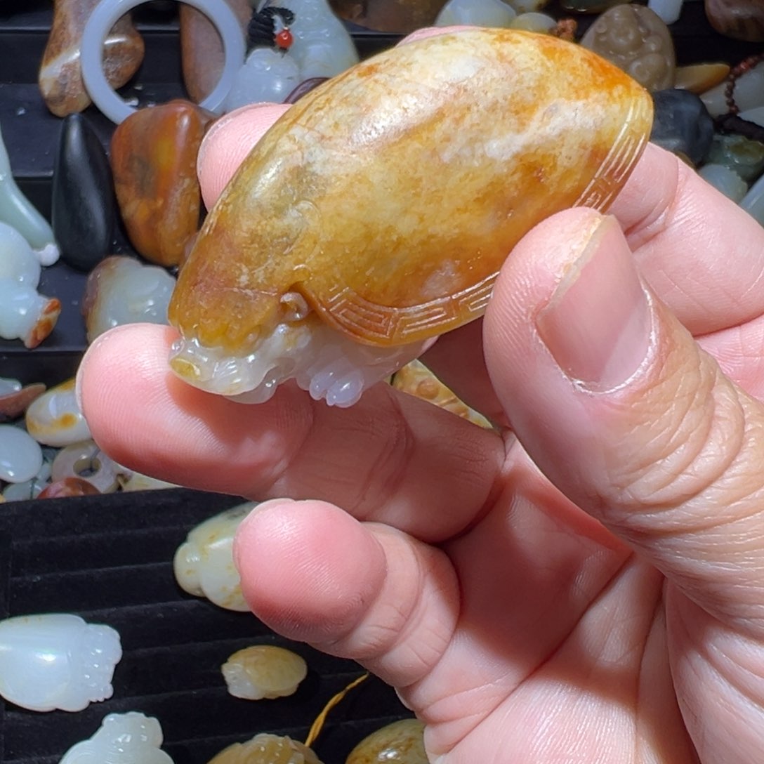 和田玉吊坠(不含链)未镶嵌倾*