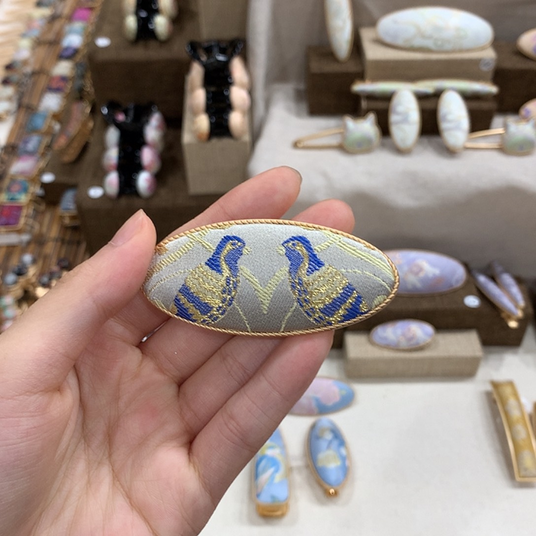 布艺铁合金弹簧夹福利