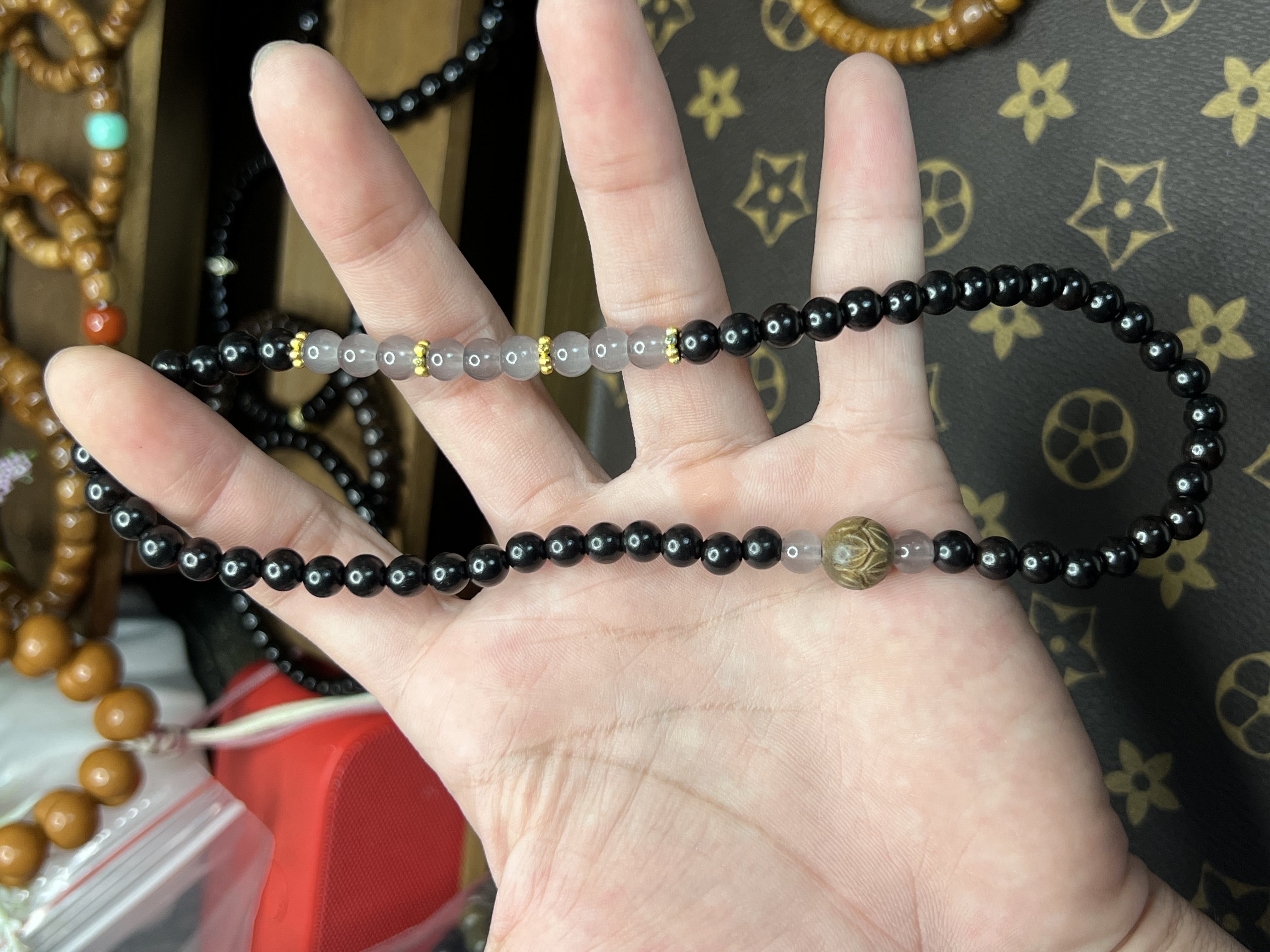 黑檀木6mm双圈手串