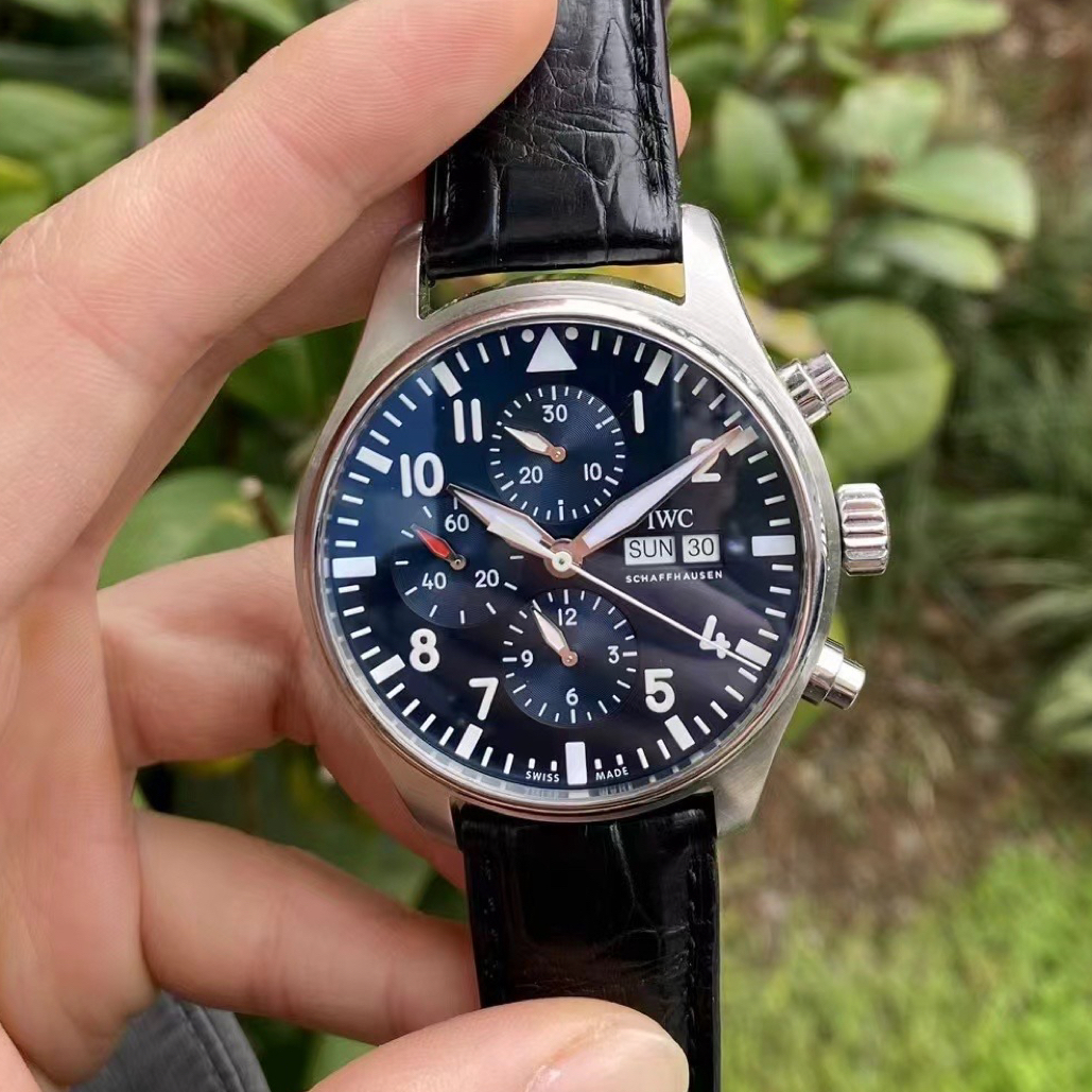 95新 IWC/万国 飞行员系列I377714/精钢43表径夜光显示