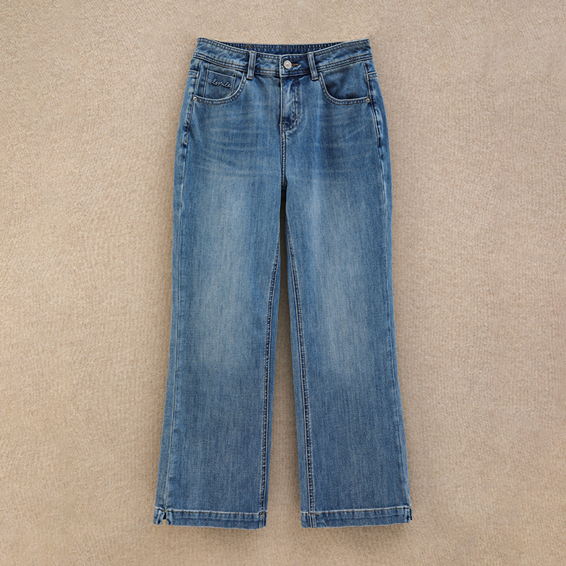 2025春季上新夏季穿搭牛仔裤喇叭裤时尚潮流经典不过时九分裤
