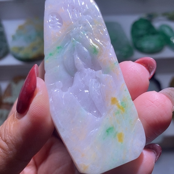 【闪购商品】翡翠未镶嵌颈饰观音