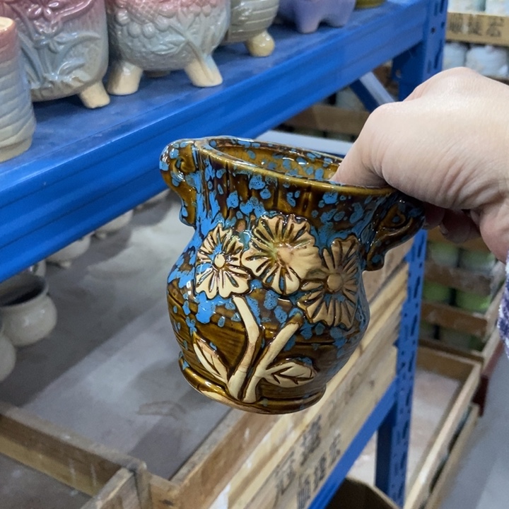 陶瓷花盆单场满9.9发9*10