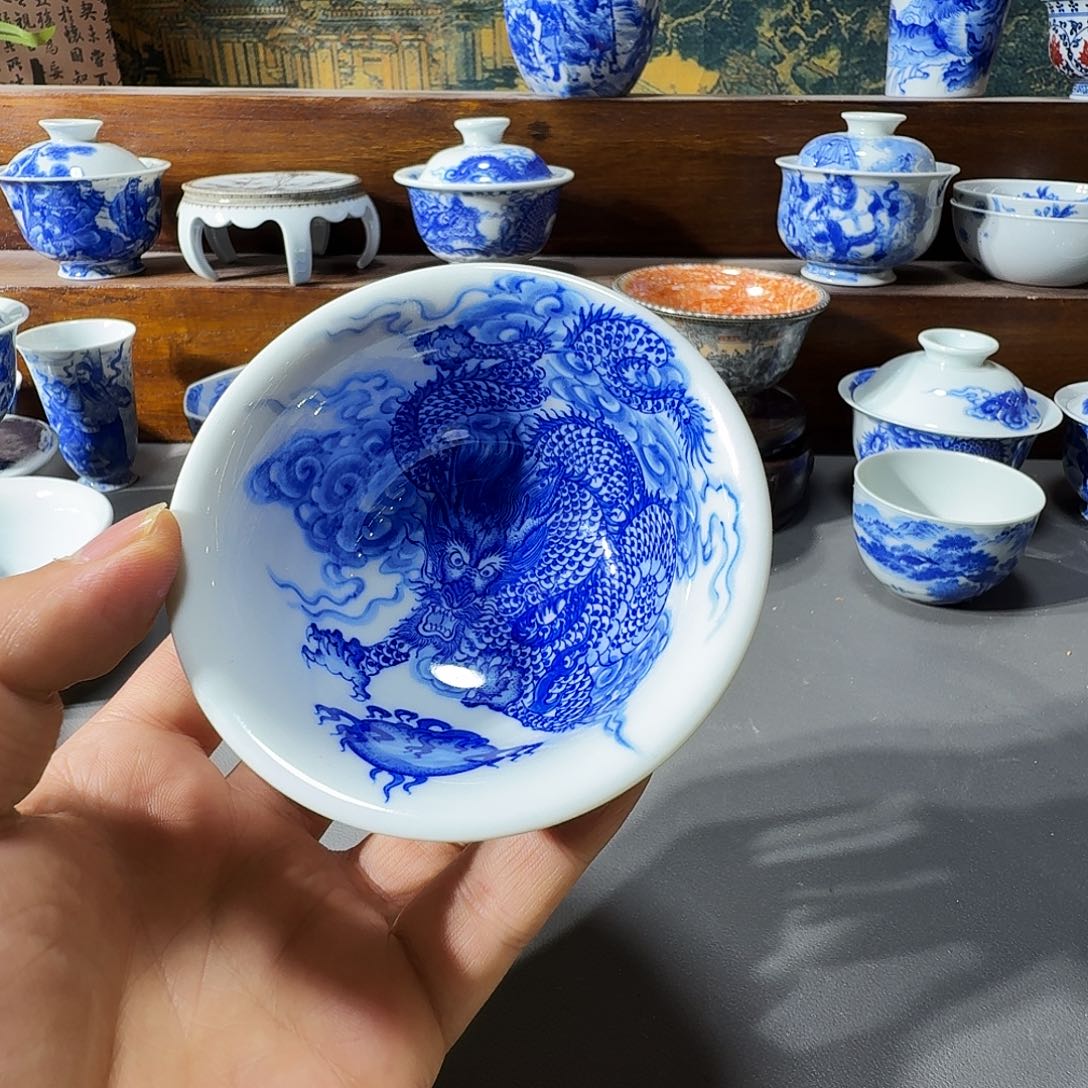 人***操泥塑主人杯手工手绘