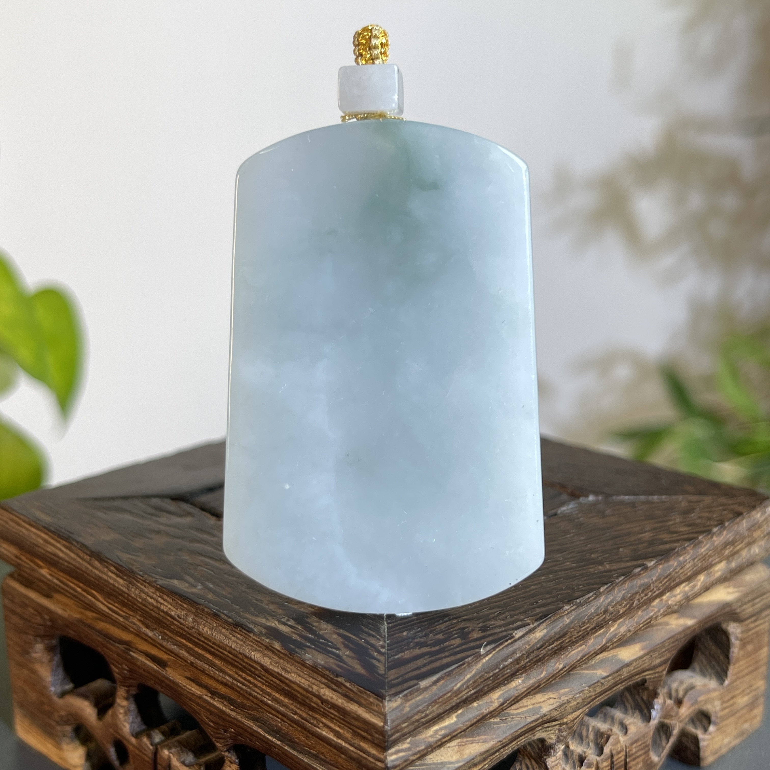 JXB14-56  天然缅甸A货翡翠 无事牌