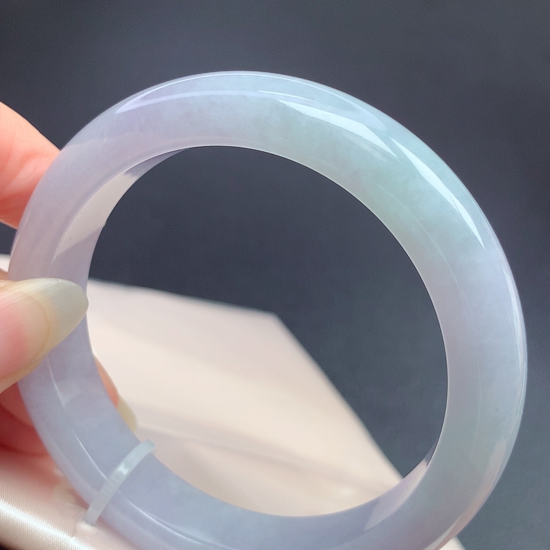 翡翠未镶嵌手镯55.6圈口