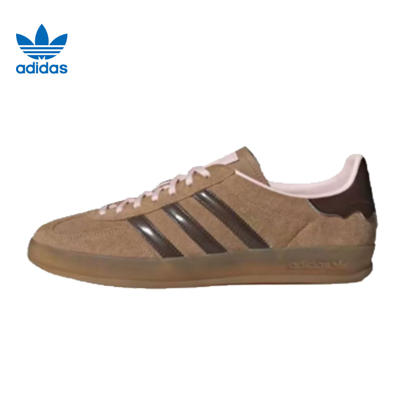 西adidas阿迪达斯三叶草男女鞋GAZELLE INDOOR运动鞋休闲鞋JR8028