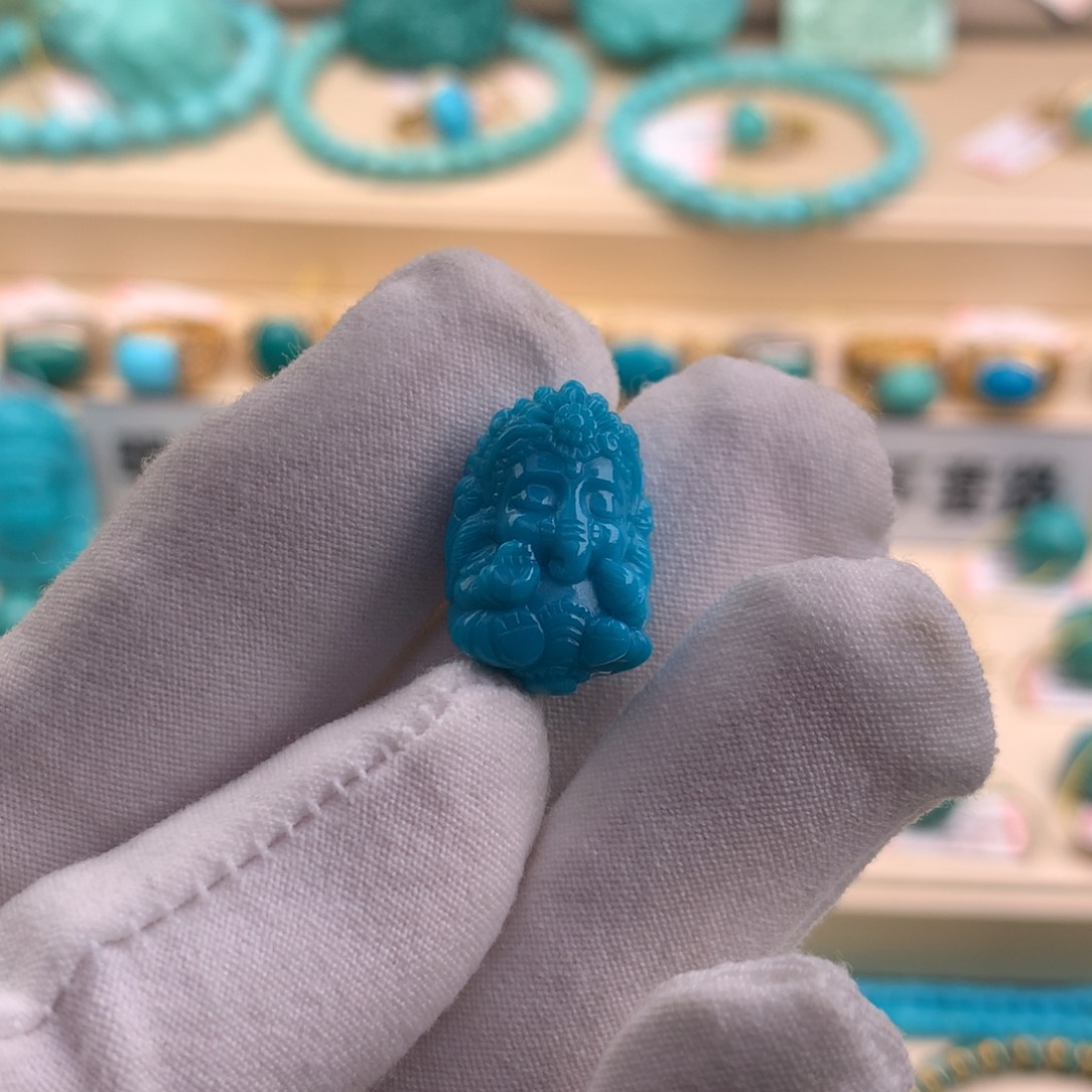 绿松石珠宝奇石未镶嵌怡*