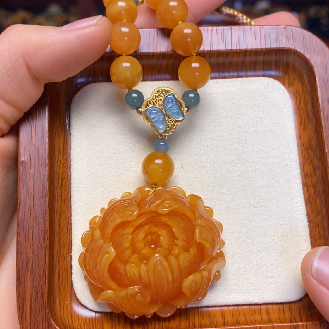 【闪购商品】蜜蜡颈饰未镶嵌项链