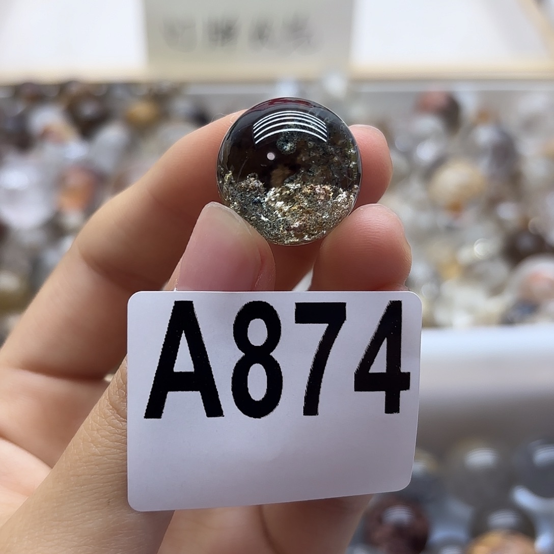 年***饱水晶珠宝半成品未镶嵌874