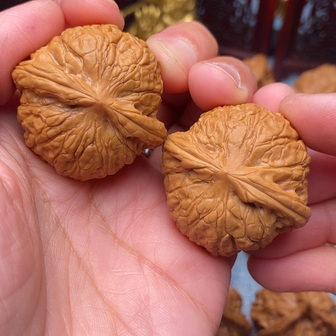 文玩核桃把件全品乾隆磨37尺绝配