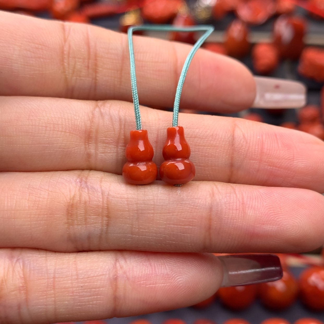 【闪购商品】南红玛瑙葫芦弟子珠6mm➕未镶嵌