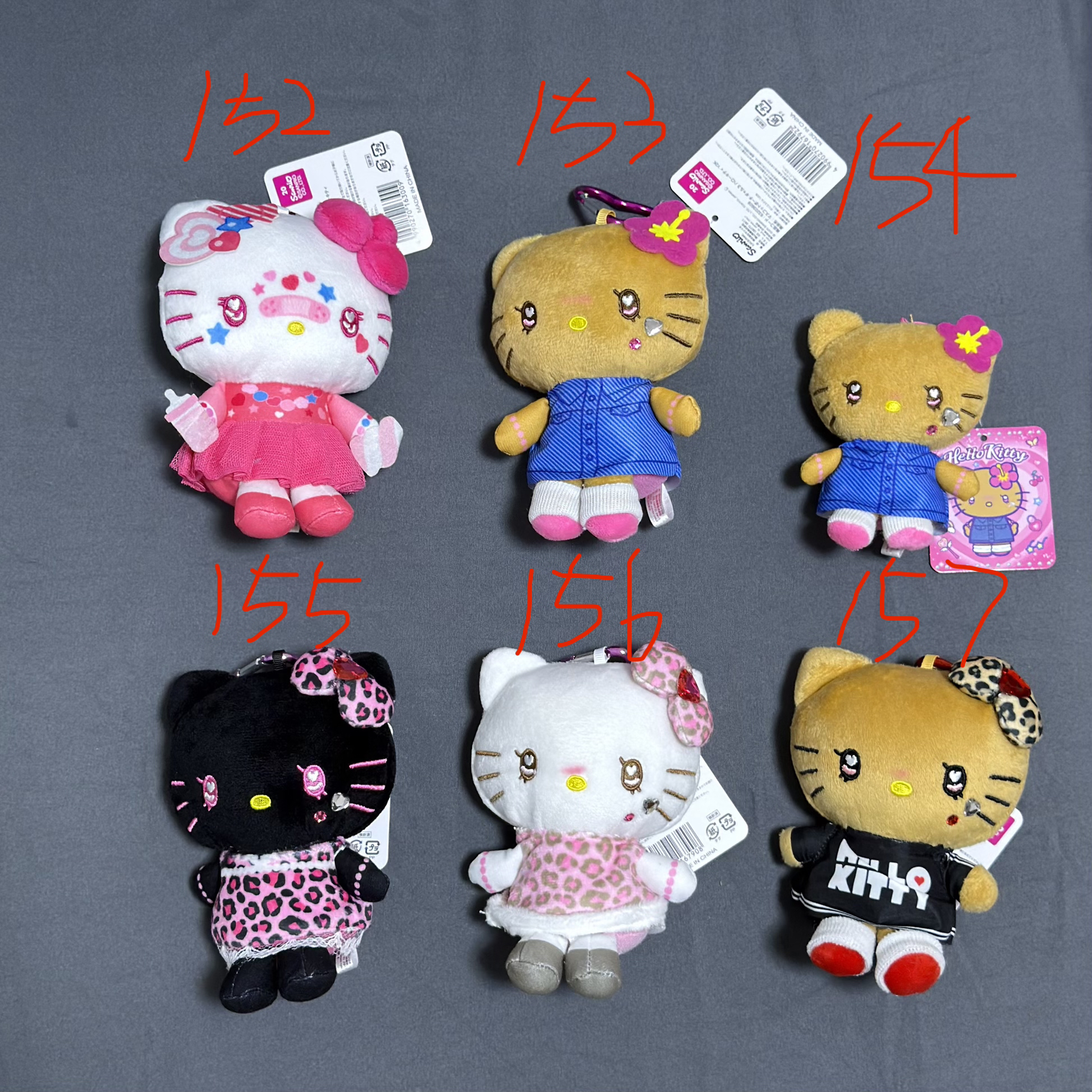 【日本正品】Kitty毛绒公仔挂件集合链接25【非质量问题不接受退换】