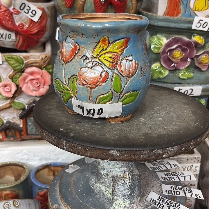 粗陶材质多肉花盆