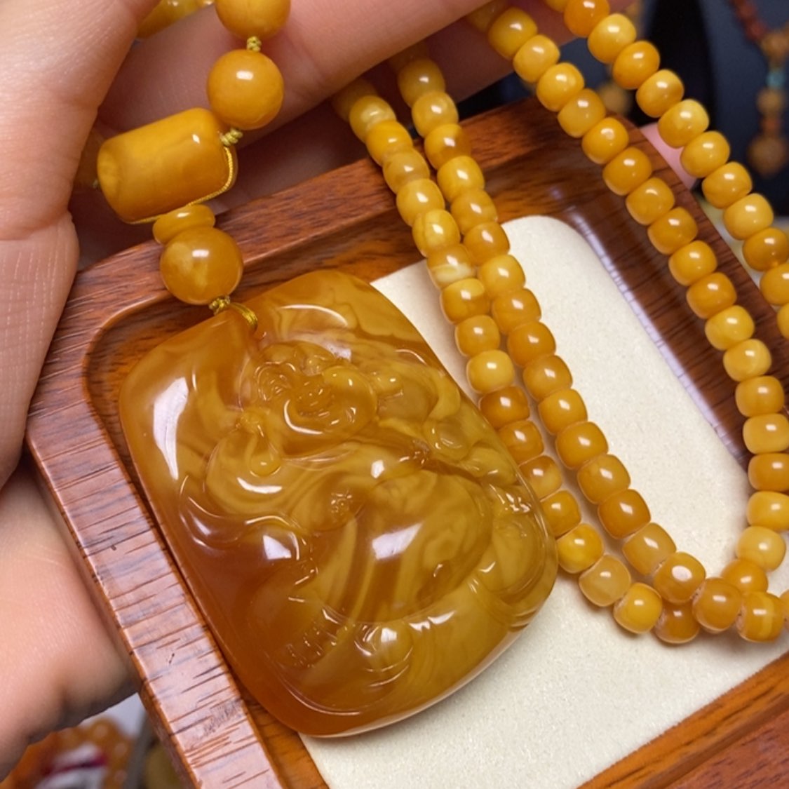 【闪购商品】蜜蜡颈饰未镶嵌项链