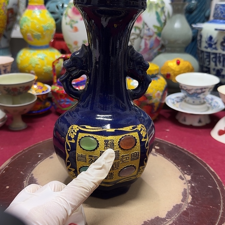 摆件工艺品瓷片装饰