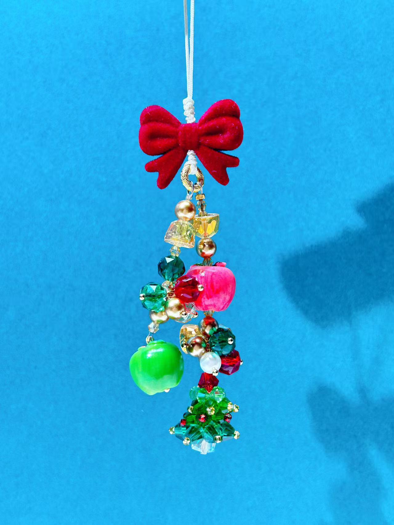 倪先生 DIY圣诞车超闪百搭挂件 小众挂饰 平安夜礼物！