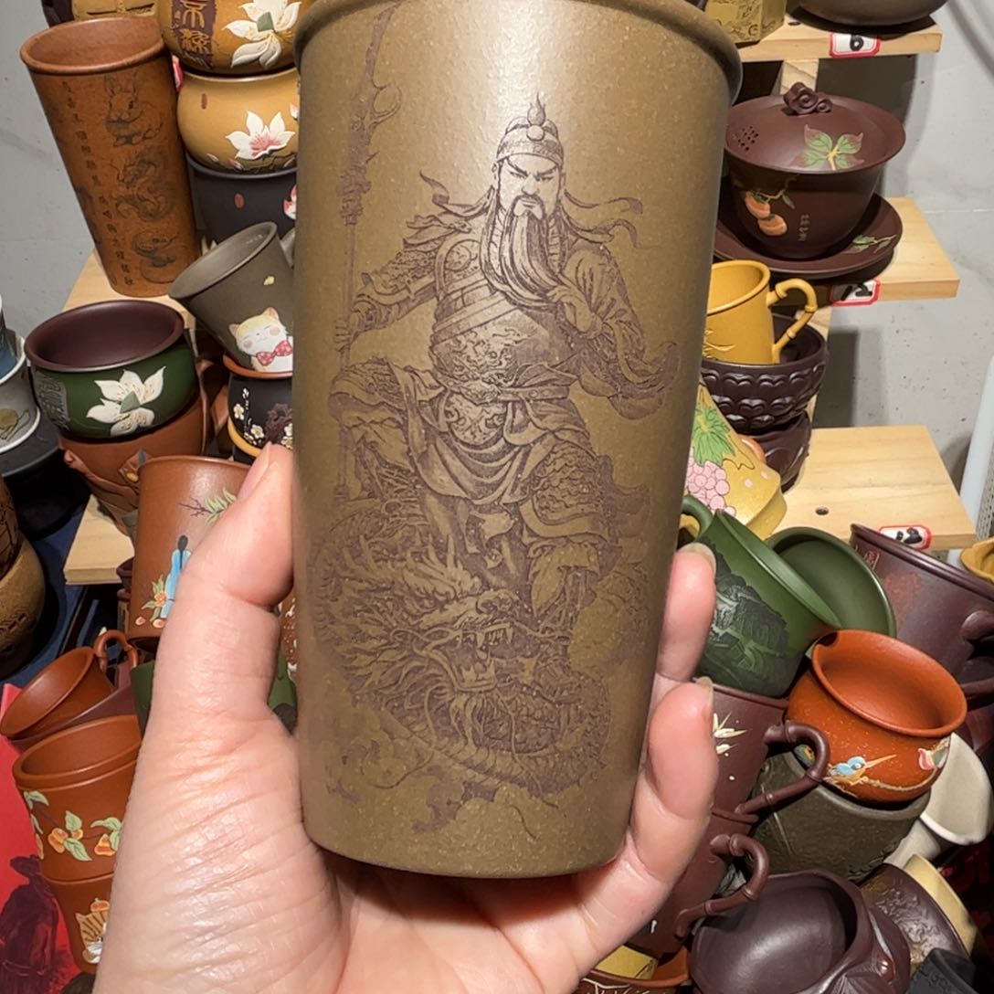 紫砂茶杯宜兴紫砂主人杯