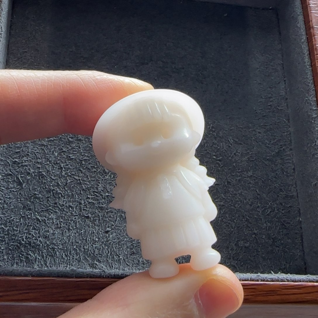 石英质玉（缅黄）配饰未镶嵌