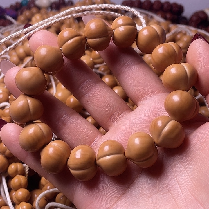 手串猴头核桃17尺寸镜面柯基屁桃手持全品无暇