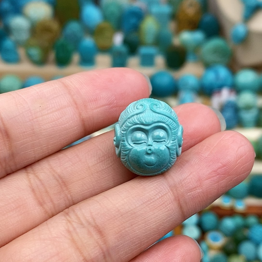 绿松石珠宝奇石未镶嵌