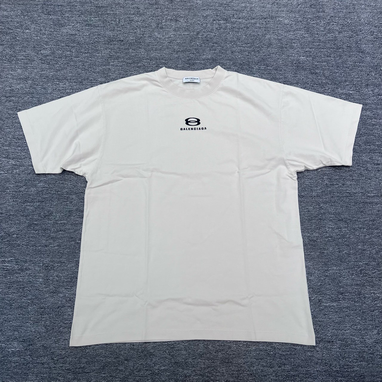 99新 Balenciaga/巴黎世家 环形logo刺绣l短袖S码