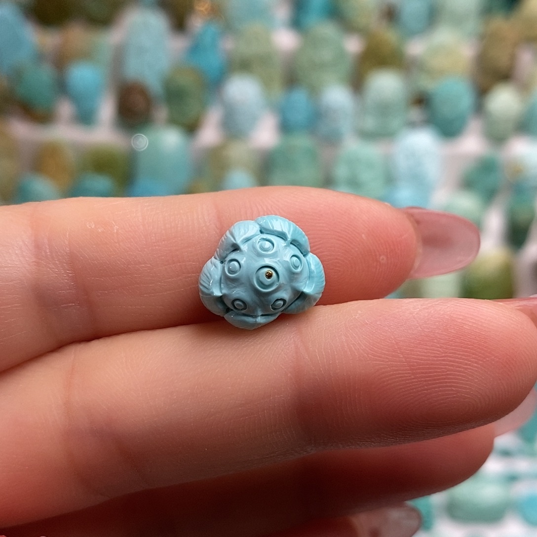 未镶嵌绿松石绿松石