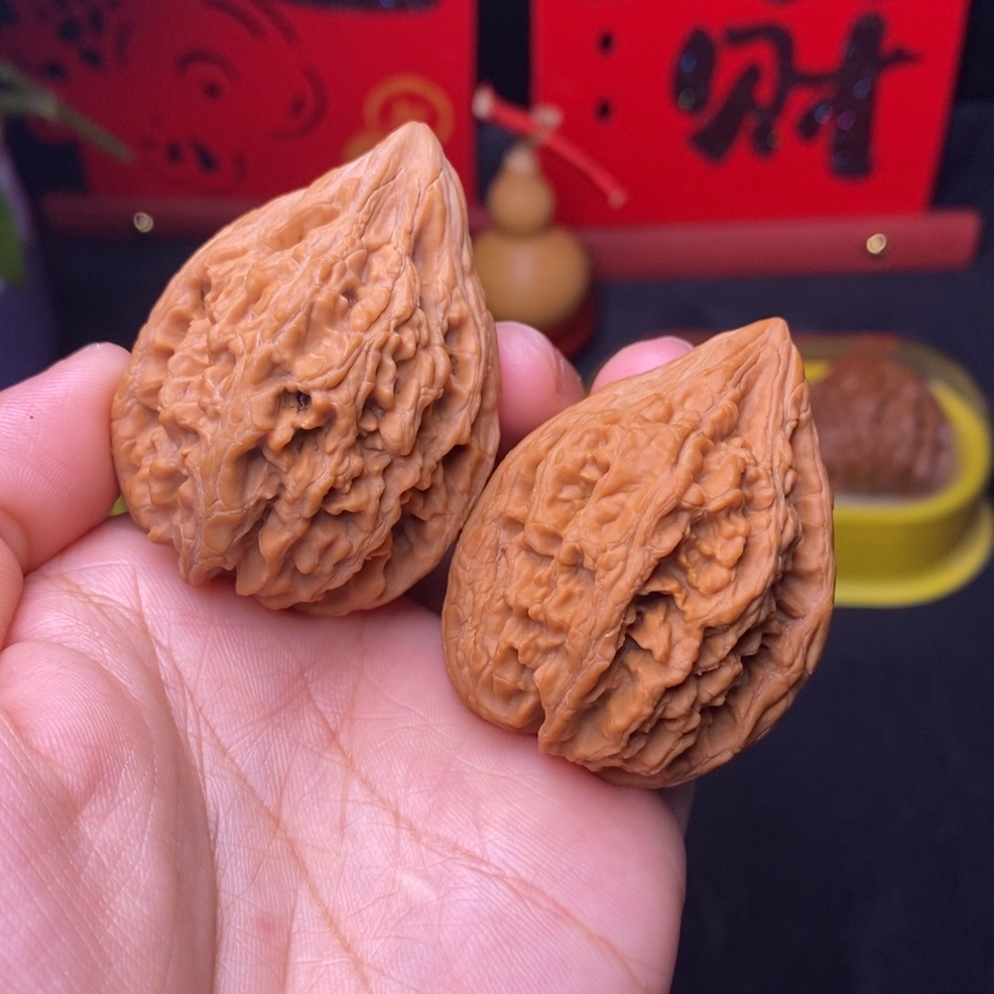 文玩核桃把件37鸭嘴大沽石