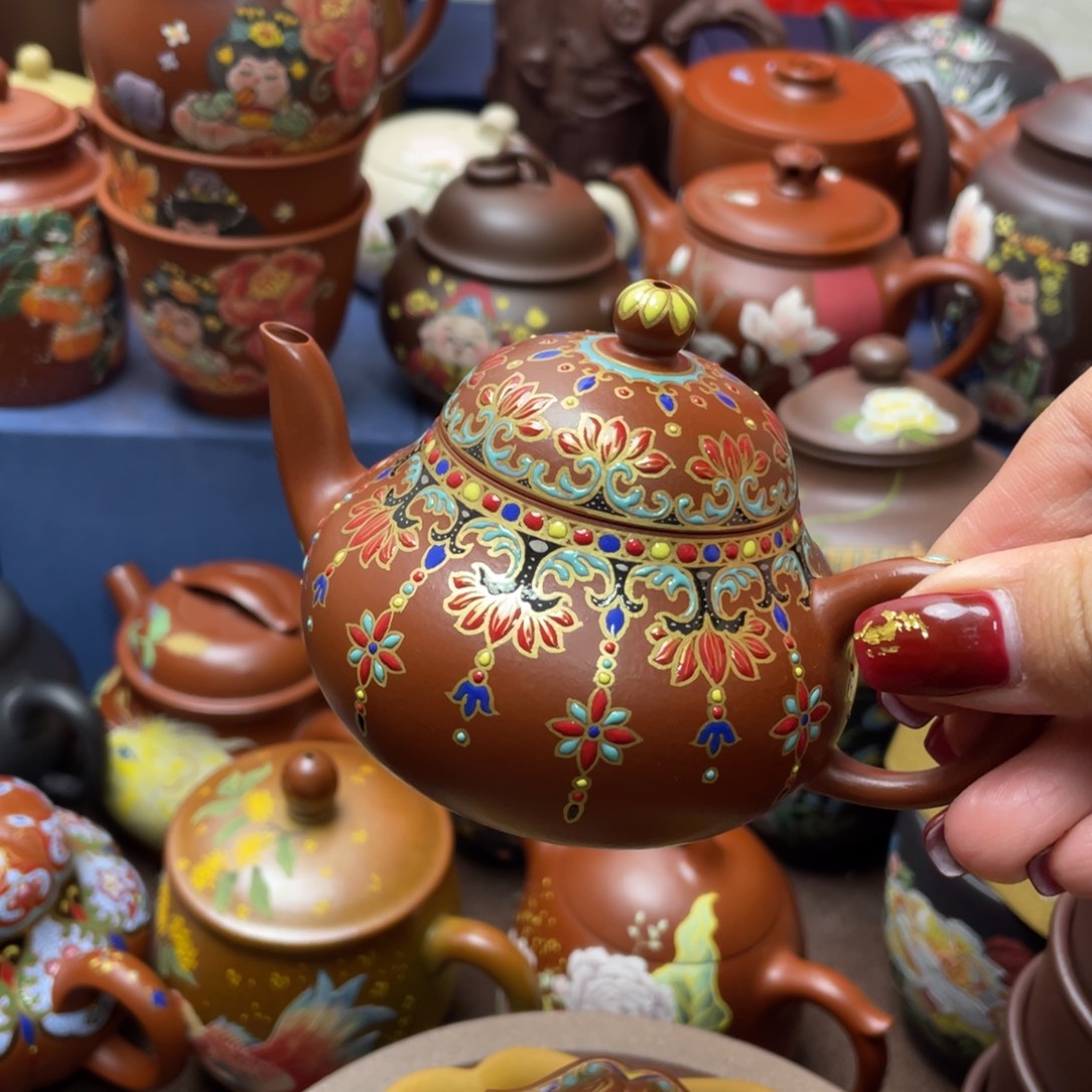 小***意红泥茶杯紫砂主人杯160cc