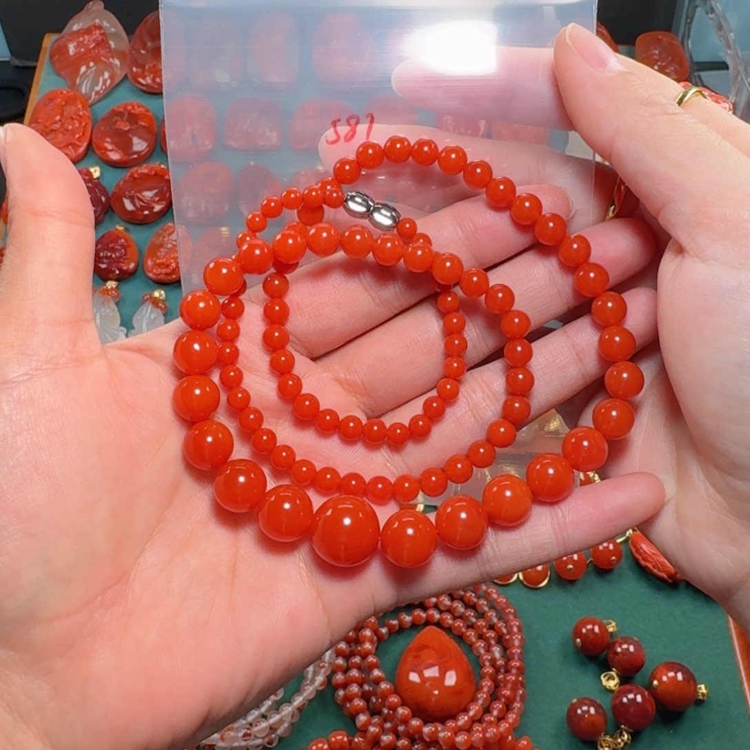 南红玛瑙南红未镶嵌疯*