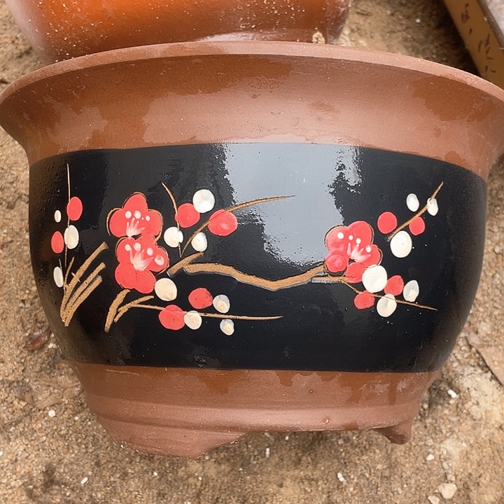 紫砂t004中花盆花盆