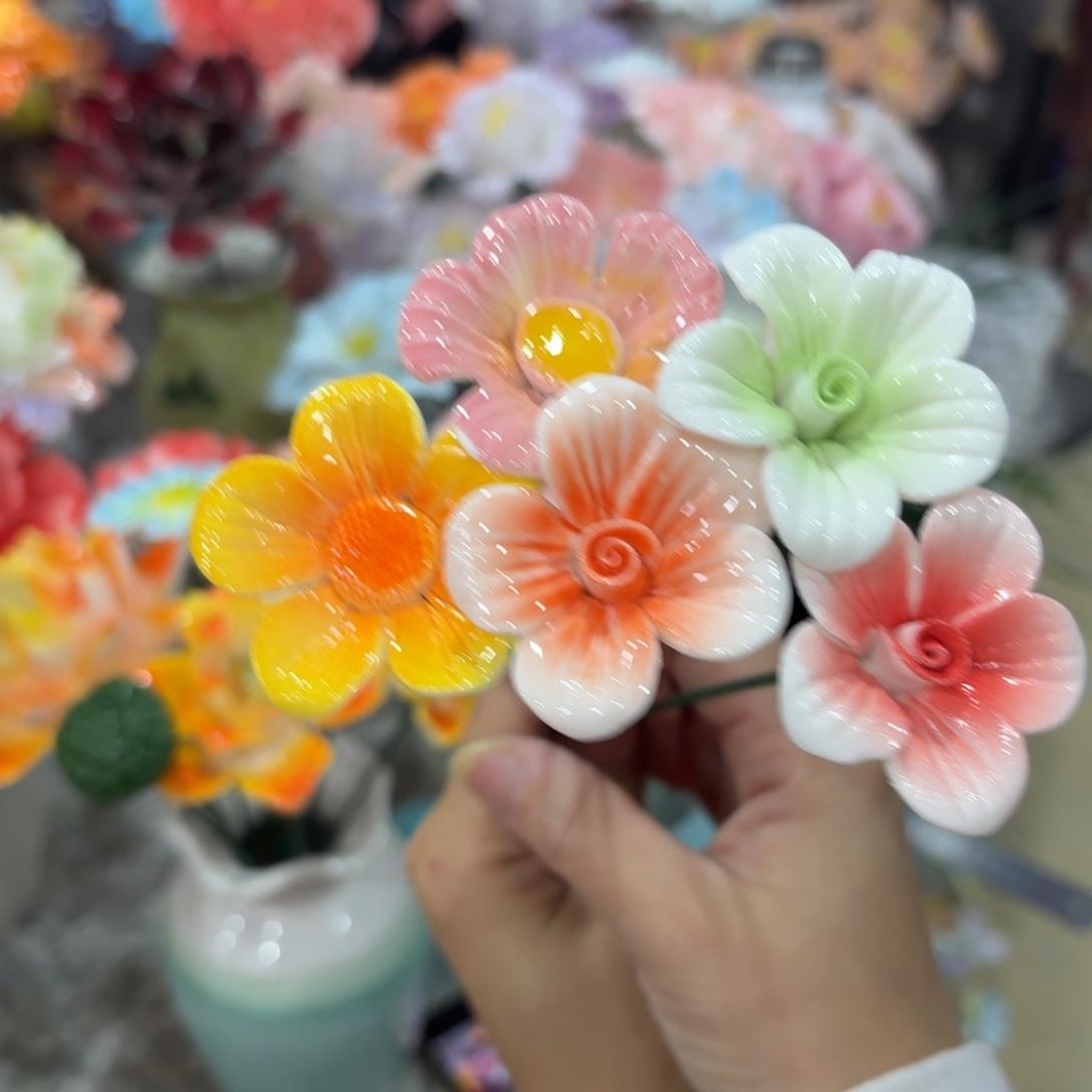 陶瓷花拍满20元发货，退款拉黑