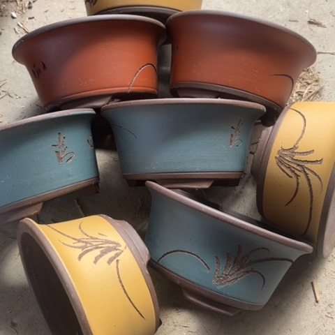 紫砂花盆100-8。100-8。